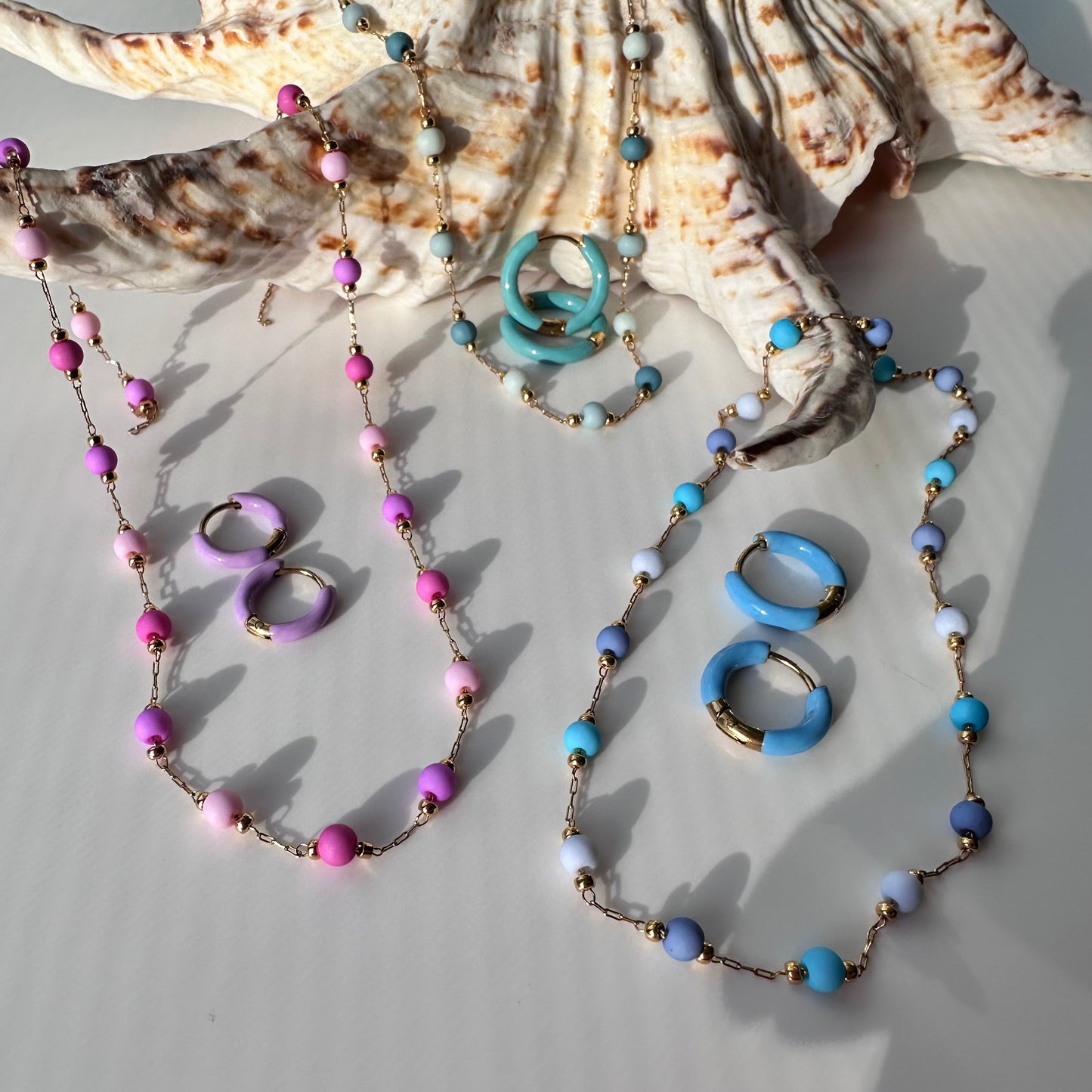 Collana girocollo bollicine scala di colori - Gold