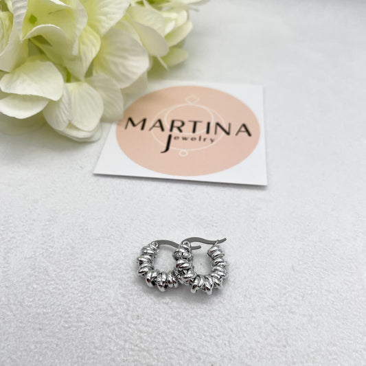 Orecchini intreccio - Silver