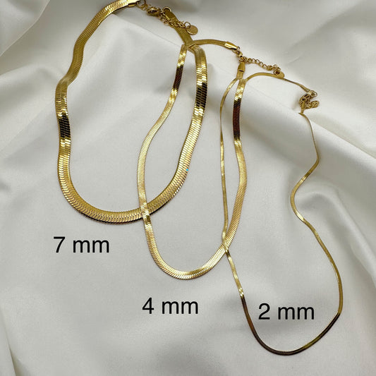 Collana girocollo medio snake - Gold