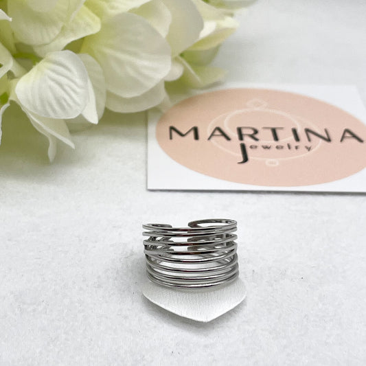 Anello multi fila - Silver