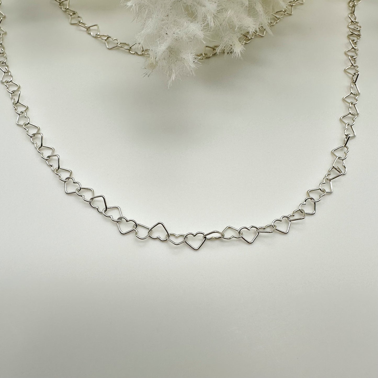 Collana lunga o doppia cuoricini - Silver