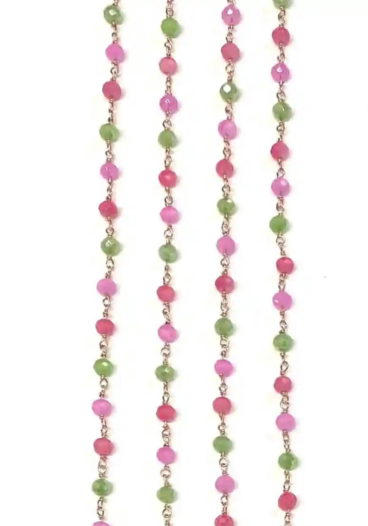 Collana pietre multiforme/multicolore Vivid Summer - Rosè