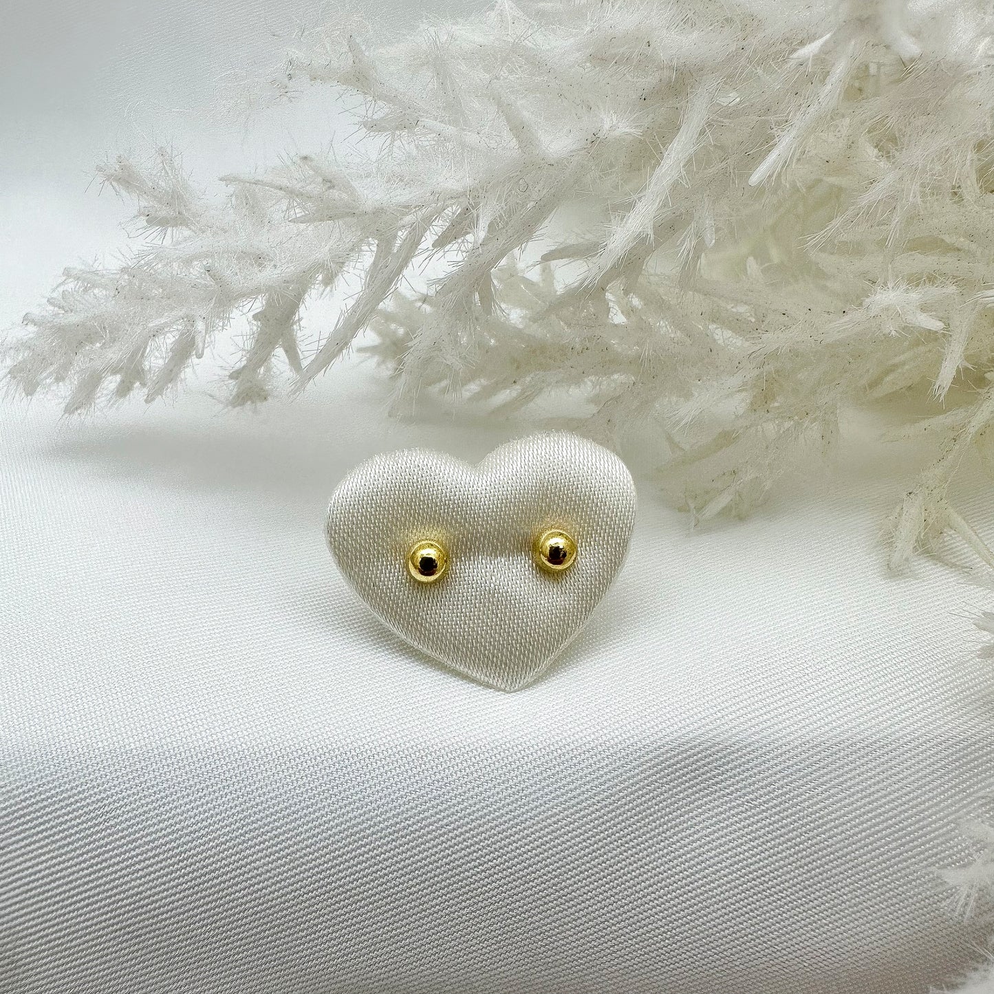 Orecchino mini pallina - Gold