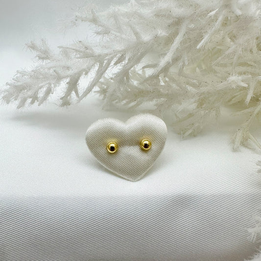Orecchino mini pallina - Gold