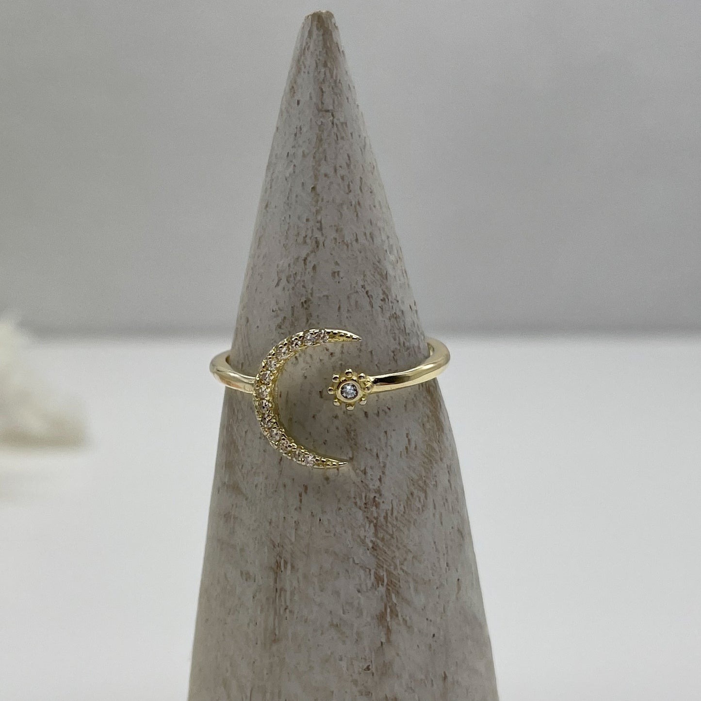 Anello Luna e Stella - Gold