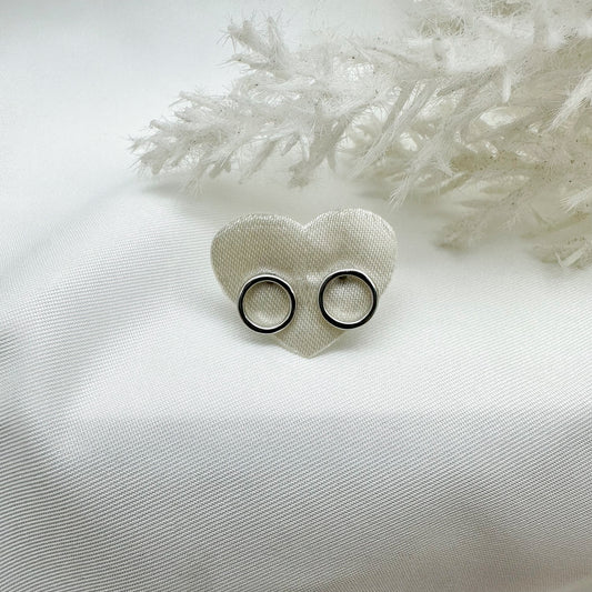 Orecchini cerchietti filigrana - Silver