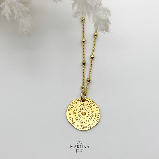 Collana talismano portafortuna - Gold