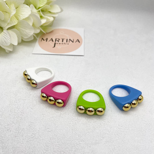 Anelli colorati triplo point