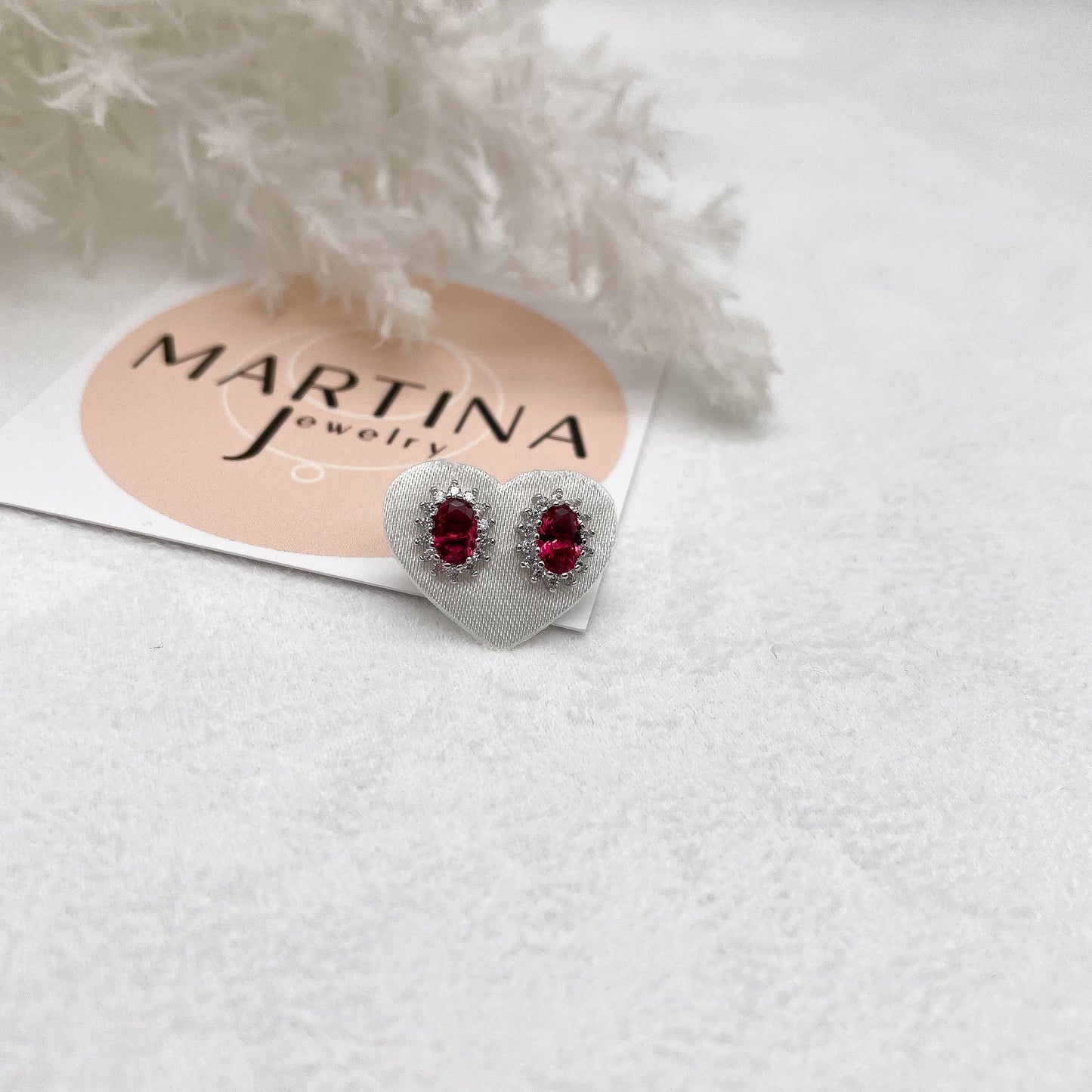 Orecchini Kate piccoli - Rossi