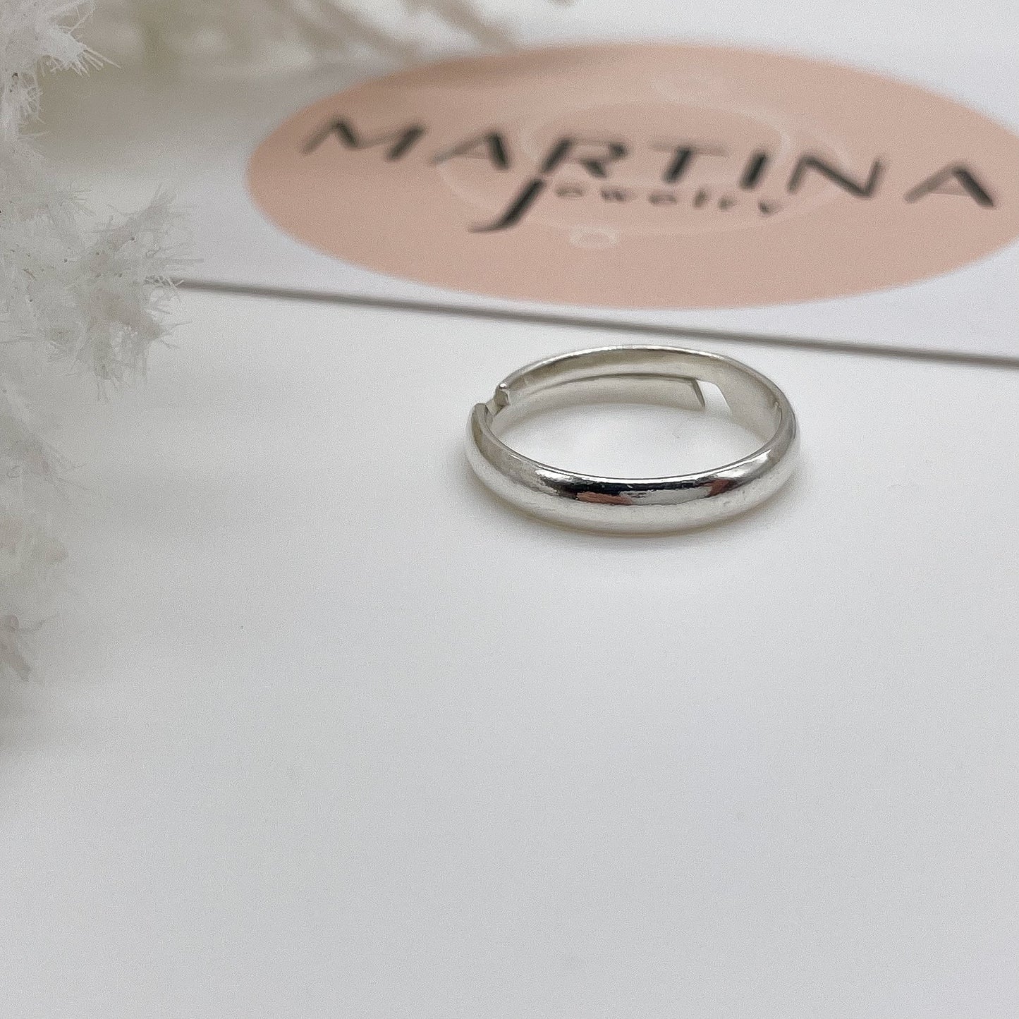 Anello fedina liscia - Silver