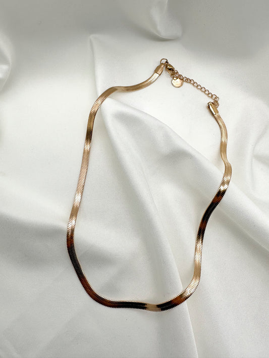 Collana girocollo medio snake - Rosè