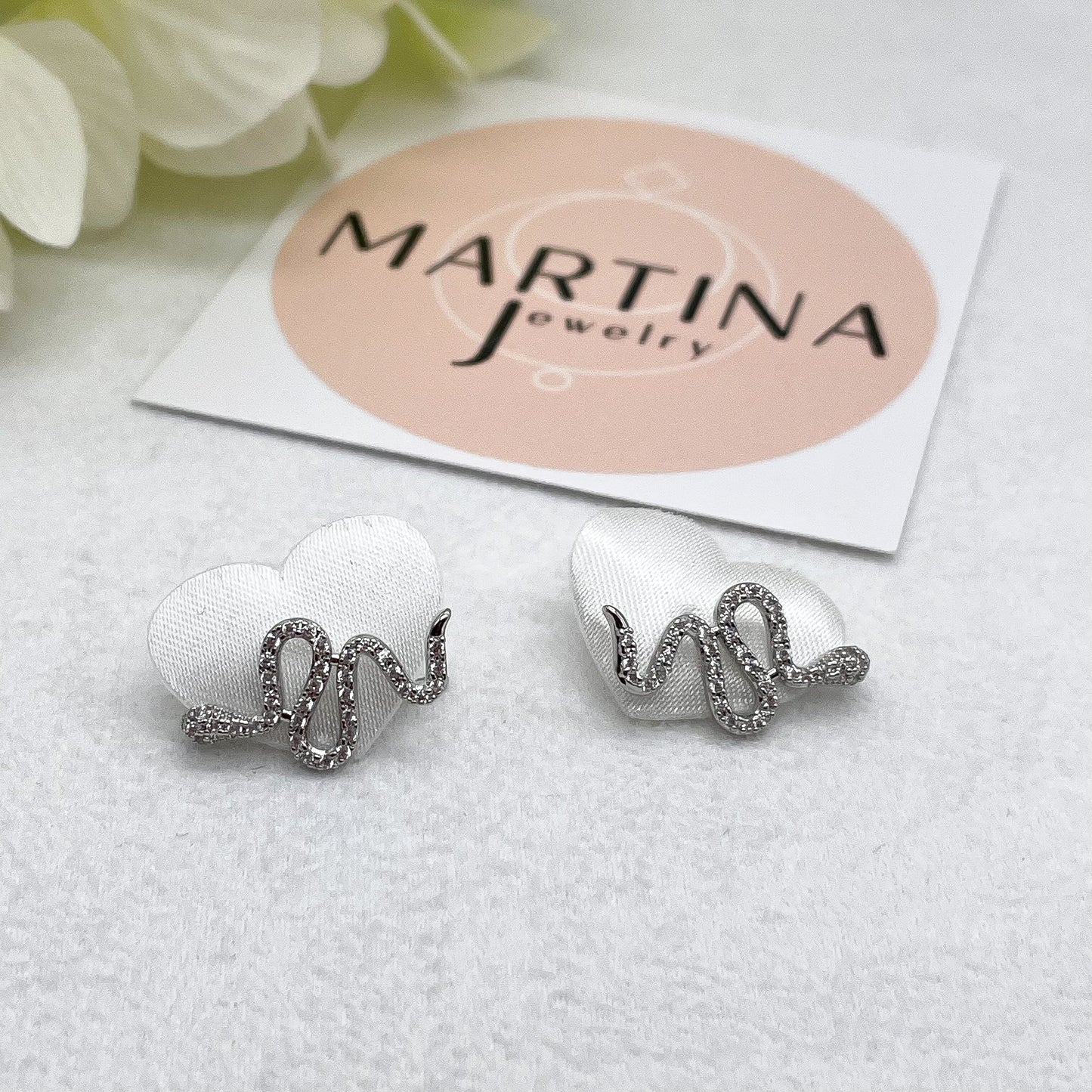 Orecchini serpente - Silver