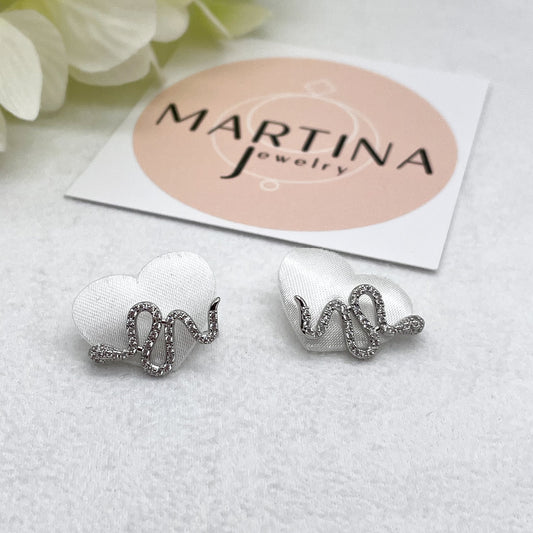 Orecchini serpente - Silver